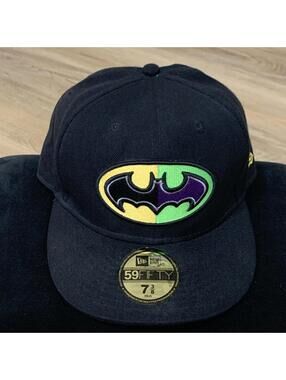 Batman Joker Split Logo New Era 59FIFTY Fitted 7 3/8 Limited